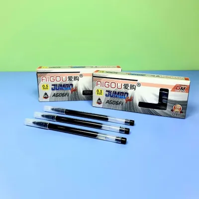 Harga Grosir (1kotak/12pcs) Pulpen Gel JUMBO GM-06Fi 0.5mm GADJAH MADA