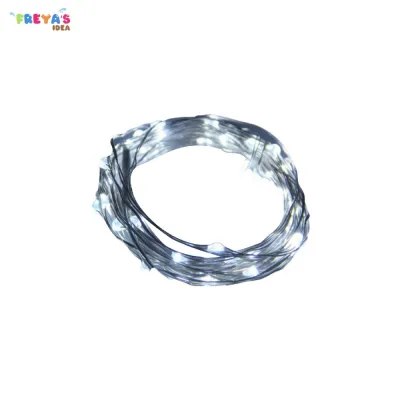 FR-C881 Lampu Tumbler Kawat Mini 10 Meter 100 LED Lampu Hias Dekorasi Gift Box Bucket Bunga Serbaguna / Lampu Led Fairy Light Baterai / Lampu Kawat Mini Multifungsi Import