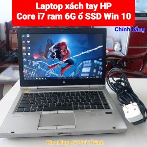 Laptop xách tay HP core i7 ram 6Gb ổ SSD Windows 10 chính hãng (đã sử dụng) BH 1 năm