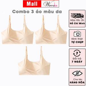 Combo 3 áo ngực thể thao WANNABE AL45S áo lót áo tập thể thao chất su mềm mịn lót mút đệm ngực thoáng khí