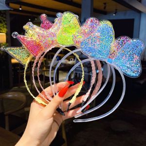 HOT TREND | BỜM TÓC CÀI TÓC VƯƠNG MIỆN-NƠ KIM TUYẾN TRONG SUỐT CHO BÉ YÊU