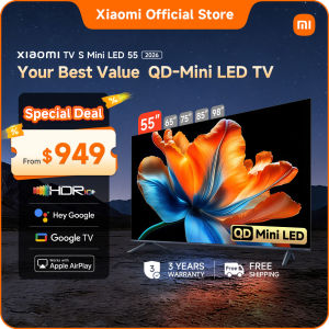Xiaomi TV S Mini LED Series 2026 | 55"/65"/75"/85/984K Smart TV 1200 Nits HDR10+ Dolby Vision & Atmos