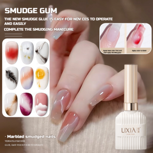 Universal Manicure Blending Glue Multifunctional Ice Transparent Sequin Color Variety Thinner Gradient Smudge Phototherapy Nail Polish