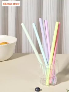 Ống hút silicon có thể tái sử dụng (29 cm) - Ống hút dài Máy hút bụi & Phụ kiện trang trí nội thất thẩm mỹ