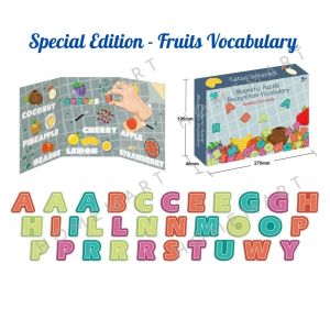 Fancy Magnetic Chartlet Early Education Learning Toy | Pre School Learning ABC Numbers Fruits Shapes School World Farm