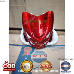 Win Panel Dada Tameng Depan Beat Pop K61 Injeksi Warna Merah Marun