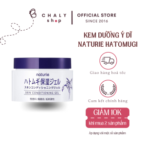 Kem dưỡng chiết xuất ý dĩ Naturie Skin Conditioning Gel 180g nội địa Nhật