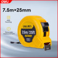 Deli Measuring Tape Industrial Tape Measure Heavy Duty And Standard Meter Ruler/Tape/Steel Tape Measure 10m/33ftx25mm. 