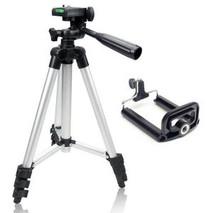 Giá đỡ điện thoại Tripod 3110 - Kèm kẹp điện thoại 3 chân tương thích với nhiều dòng máy