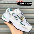 รุ่นNB 530 (Sz.30-36EU) แนะนำเผื่อ 1 ไซส์ สีขาวกกรมท่า เหมาะสำหรับเด็ก ใส่สบาย นุ่มเท้า V67D01. 