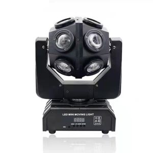 Moving spider head light 12led laser Shutter show / moving 4 in 1 laser RG Strobo