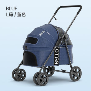 BELLO Pet Stroller Cart Dog Cat Walking Hand Cart Pet Cart Dog Lightweight Foldable Dog Walking Kirky Out