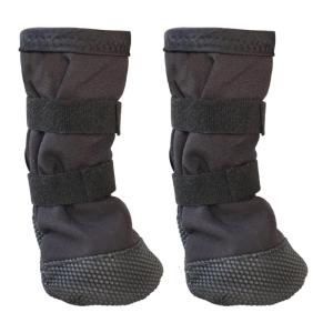 2Pieces Waterproof Adjustable Dog Boot For Injury Recovery Breathable Protective Paws Covers With Antislip Soles