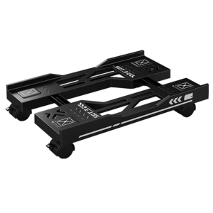 Ergonomic PC Tower Tray with Brake Casters Modifiable Height Refrigerating Telecommute Plan