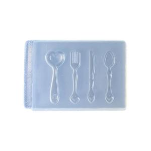 Flexible Silicone Cutlery Mold For DIY Handmade Resin Projects Kitchen Theme Decoration Crafting Tool Mould