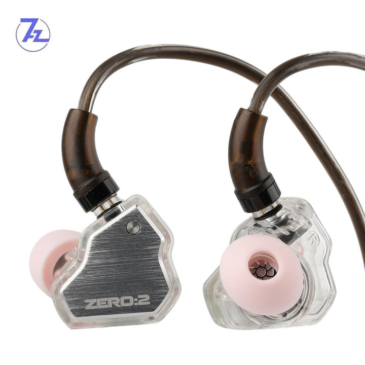 7Hz x Crinacle Zero 2 Updated 10mm Dynamic Driver IEM Wired Earbuds Earphones Gaming Earbuds with OFC IEM Cable for Musician