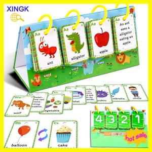 XINGK แผนภูมิพลิกสร้างประโยคการฝึกสร้างประโยคตามรูปภาพเกมสร้างประโยค