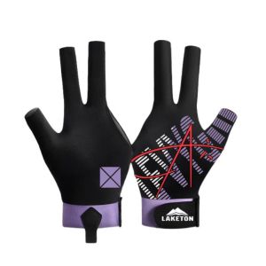 PENGA Left Hand Left Hand Billiards Gloves Wear-resistant Three Finger Snooker Glove Sport Gloves Breathable Three Cut Gloves Pool Table Accessories