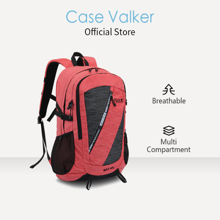 Case Valker MAX Outdoor Nylon Backpack Hiking Bag 40L Lazada