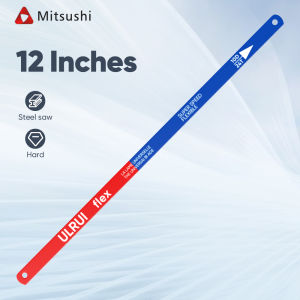 【Buy 1 take 1】Mitsushi Adjustable Hacksaw Frame Heavy Duty with Blade 12 inches 300mm Non-slip Handle Sturdy Sharp Hacksaw for Metal Wood Tree Plastic