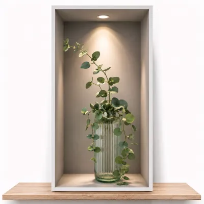 Hiasan Dinding Bunga 3d Realistis aaesthetic 15x30 dekorasi kamar mewah estetik