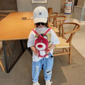 Balo Mini Hoạt Hình Gấu Dâu D01 Xinh Xắn Đáng Yêu