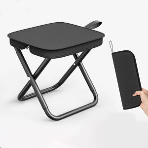 Comforts Home สตูลพับสตูลแบบพกพา ใช้ในกิจกรรมกลางแจ้ง เก้าอี้ตกปลา ตั้งแคมป์ เดินป่า แบบพกพา