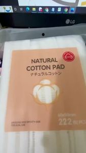 Bông tẩy trang 222 miếng Natural Cotton Pad mềm mịn tiện lợi chăm sóc da  HomeBins