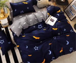 ชุดผ้าปูที่นอน 6 ฟุต 6 ชิ้น พร้อมผ้านวมหนา ผ้าปูขนาด 6 ฟุต ลายการตูน ต่างๆ ถ้าลายที่สั่งมาหมด