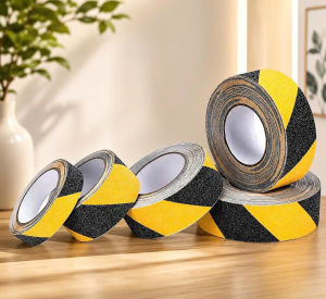 Băng Dính Chống Trơn Cầu Thang 5cm x 5m - Băng Keo Chống Trượt Phản Quang Siêu Dính An Toàn