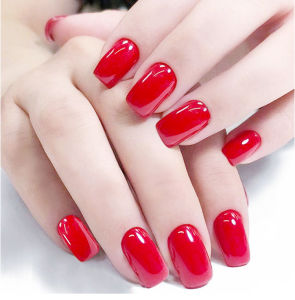 TKS&CO. 3D Nails art jelly gel sticker 24 PCS Finished nail patch Matt & Shiny Design nails N01 N02