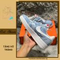 [7.7 nhập BornPinkLAZ13 giảm 50K + Hoàn Tiền] Giày Nike Air Force 1 07 Low Denim Blue White Red, AF1 Vải Bò Xanh; Full Box, Phụ Kiện, Tặng Vớ Trắng. 
