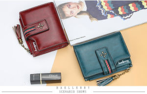 Dompet Wanita Dompet Baellerry Wanita Lipat Pendek Trendy