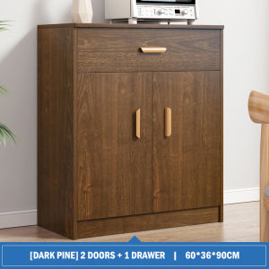 Modern Dust-proof Cupboard Cutlery Storage Cabinet Large-capacity Multi-layers Side Cabinet with Drawer Local Stock
