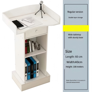 Reception desk podium welcome desk lectern Podium Stand for Lectern Presentation Church Classroom
