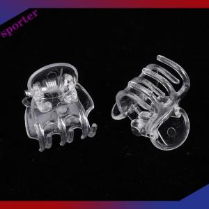 Sporter 50pcs trong suốt 6 móng vuốt phong lan Clip nhựa Bướm hoa hỗ trợ rõ ràng Fixer cho vườn cây nho gốc cây leo