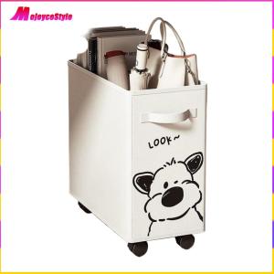 【NEW】 Under Desk Utility Cart with Wheels Multi-Purpose Storage Organizer for Office and Home Space Saving Solution in Black