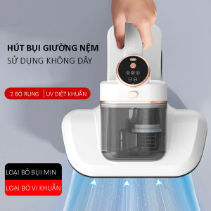Máy hút bụi giường nệm chiếu dạ diệt khuẩn thế hệ mới 2025 Không dây cực kì tiện lợi màn hình led bộ lọc bụi mịn cao cấp Bảo hành 2 năm