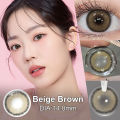 【0.00~-6.00】Magister Contact Lens Roze/Nude Brown Natural 14mm Contacts Lens 2Pcs/Box 6 Months Use Original Korea Lens  美瞳 Contact Lenses with Power. 