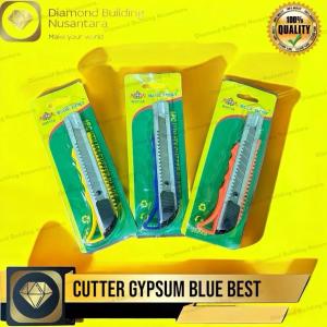 Cutter Gagang ABS Pisau Potong BLUE BEST Good Quality MURAH