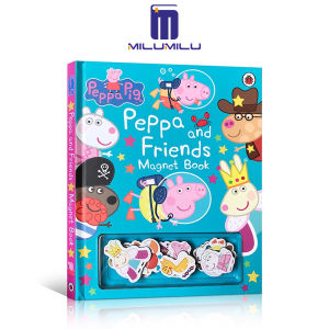หมูเป็ปป้า: Peppa และเพื่อนๆหนังสือแม่เหล็กปกแข็งหนังสือภาษาอังกฤษเดิม