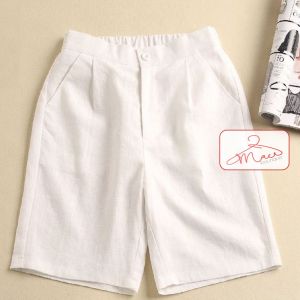 Quần culottes đũi lửng nhật mềm mát lưng thun cúc trước nhiều màu - MAC boutique