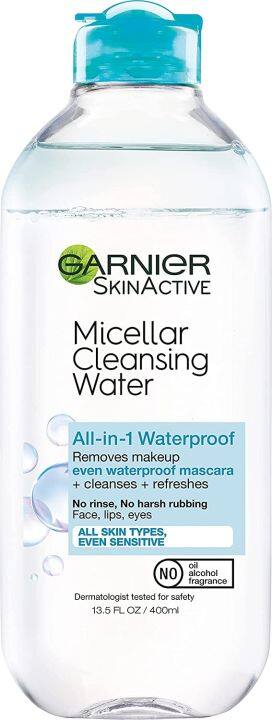 Garnier skinactive micellar cleansing shop water & waterproof makeup remover