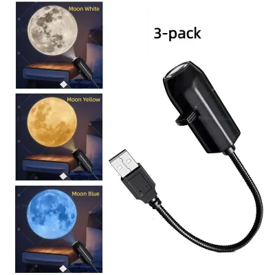 10 Pattern Starry Sky Planet Projector Light USB LED Moon Light suitable for bedrooms and home déc