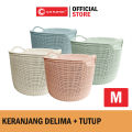 CLIO Keranjang Delima+Tutup M - Keranjang Buah/Storage Basket Plastic. 