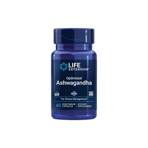 Life Extension Optimized Ashwagandha 60 Capsules Stress & Emotional Support