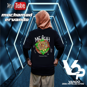 BAJU KAOS MIE ACEH / KAOS DISTRO / TSHIRT MAKANAN KULINER INDONESIA FOOD hitam