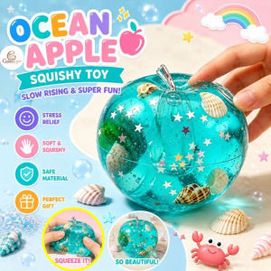 Ocean Shell Squishy Toy Slow Rise Soft Stress Relief Squeeze Kawaii Desk Decor Gift