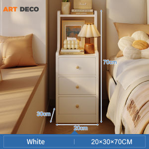 Bedside Table Heightened Design Side Table Storage Rack Large Capacity Bedside Table Nightstand Side Cabinet Meja Katil Tepi