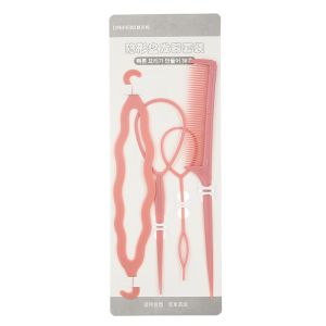 1 paket isi empat alat kepang rambut sisir dll Import murah K088